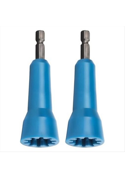 Tel Twister, Tel Bükülme Aleti, Tel Somun Twister, 1/4 Inç Aynası, 2 Paket, (Mavi) ile Spin-Twist Tel Konektör Soketi (Yurt Dışından)