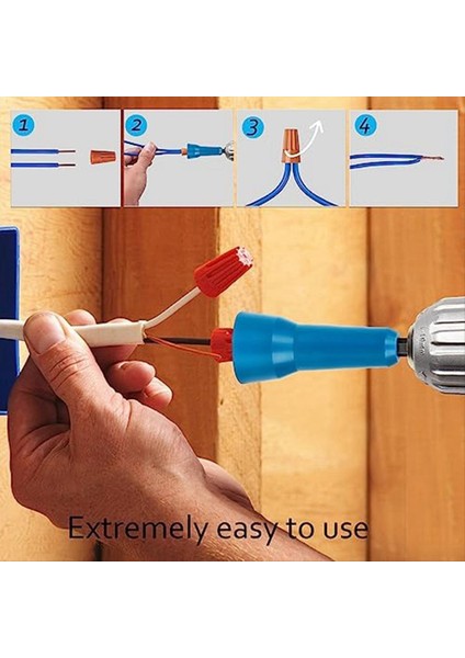 Tel Twister, Tel Bükülme Aleti, Tel Somun Twister, 1/4 Inç Aynası, 2 Paket, (Mavi) ile Spin-Twist Tel Konektör Soketi (Yurt Dışından) indirimleri