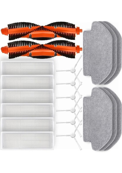 Xiaomi Için S10 S12 B10GL Yedek Yedek Parçalar Aksesuarlar Ana Yan Fırça Hepa Filtre Mop Bez Vakumu (Yurt Dışından)
