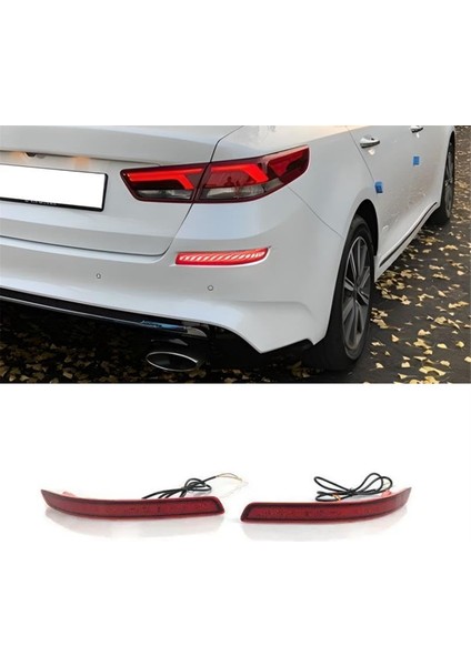 Kia Optima K5 2019-2021 Arka Fren Işık Kuyruk Lambası Dönüş Sinyali Işık Aksesuarları Için LED Arka Tampon Reflektör Işığı (Yurt Dışından) indirimleri