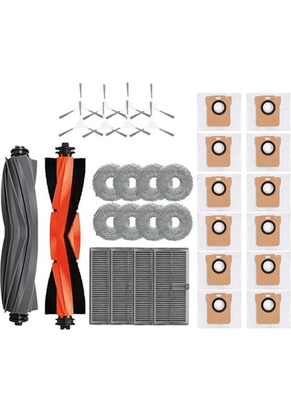 Xiaomi Mijia Için Aksesuarlar M30S D103CN Robot Vakum Süpürge Ana Yan Fırça Hepa Filtre Mop Bez Tuz Torbası Yedek Parçalar (Yurt Dışından)