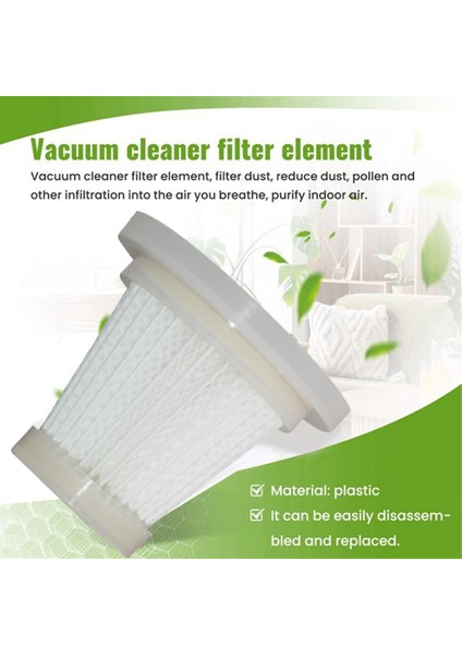 10PCS Hepa Katlanmış Filtre Modeli LY002XL Elde Taşınan Vakum Süpürgeleri Için Yedek Parçalar Geliştirilmiş Filtrasyon (Yurt Dışından) indirimleri