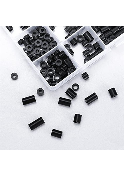 320 Pcs Elektrik Çıkış Vidaları Araperler, Siyah Naylon Yuvarlak Ara Ara Çiftlik Kiti, Dişsiz Plastik Aralayıcılar (Yurt Dışından) indirimleri