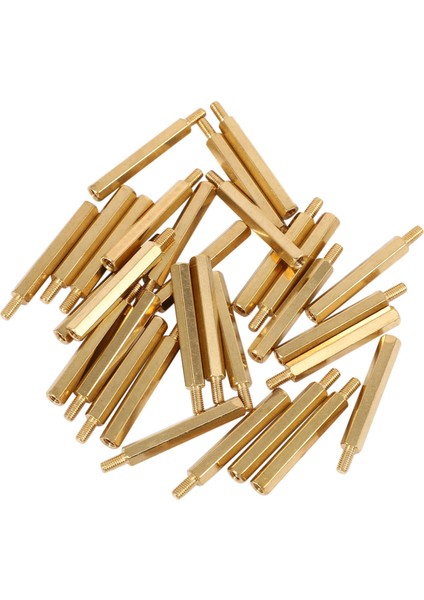 30PCS M3 3mm Erkek Kadın Pirinç Pcb Ara Ara Hex Stand-Off Sütunu 30MM (Yurt Dışından)