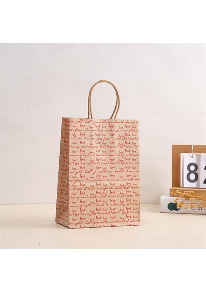 M 24 Pcs Sevgililer Günü Hediye Çantaları, Şeker Çantaları Goodie Çantalar Heart Heart Love Love Kağıt Torbalar Düğün ve Sevgililer (Yurt Dışından) indirimleri