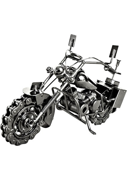 Erkekler Için Motosiklet Hediyeleri Eşsiz, Erkek ve Kadınlar Için Doğum Günü Hediyeleri, Vintage Ofis Dekoru, Hurda Metal Motosiklet Sanatı B (Yurt Dışından)