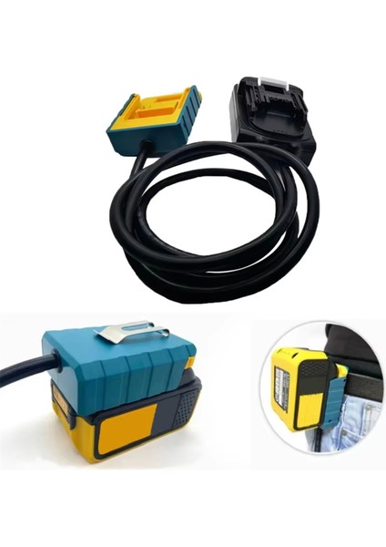 Makita Için Pil Uzatma Kablosu Aracı 18V Lityum Piller ve Araçlar Kablo Uzunluğu 1.5m Kanca ile (Yurt Dışından) fiyatları