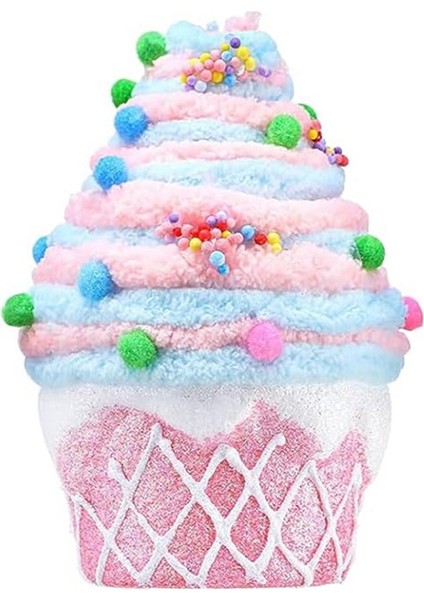 Kek Tatlısı Noel Ağacı Dekorasyon Şeker Ağacı Dekorasyon Pembe Cupcake Ağacı Dekorasyon Şeker Arazisi (Yurt Dışından)