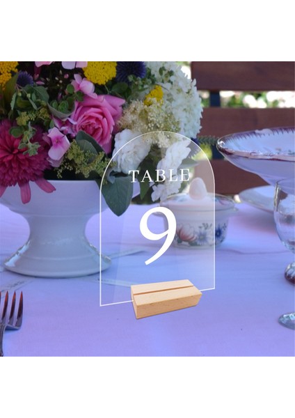 12PCS Dıy Boş Akrilik Tablo Işareti Stand Şeffaf Kemer Tablo Numaraları Tablo Kartı Düğün Dekorasyonu, A (Yurt Dışından) fırsatları