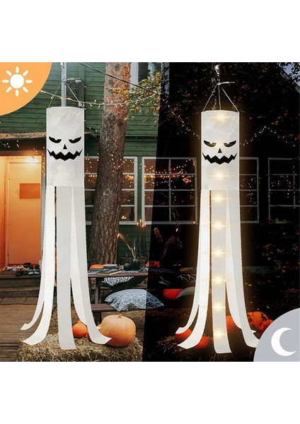 Cadılar Bayramı Rüzgar Tüp Bayrağı Açık Hayalet Festival Hayalet Bayrağı Korku Festivali Bayrağı Rüzgar Çorabı (Yurt Dışından) fırsatları