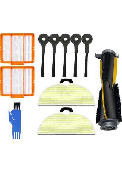 Köpekbalığı Için RV2001WD / RV2002WD / RV2000WD / AV2001WD Ana Yan Fırça Birincil Filtre Mop Kumaşları Aksesuarlar Parçalar (Yurt Dışından)