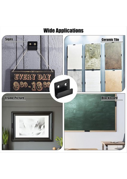 10 Paket Duvara Monte Ayna Klipsleri Paslanmaz Çelik U Vidalı Braketler Ayna Asma Kiti Ağır Hizmet Tipi Resim Kancaları (Yurt Dışından) modelleri