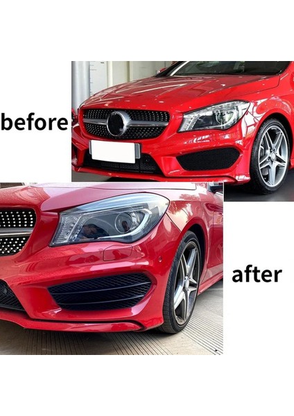 Sis Işık Kapağı Izgara Ön Tampon Mercedes Benz Cla Sınıf C117 CLA200 250 CLA45 Amg 2013-2015 Grill Izgara Kiti (Yurt Dışından) indirimleri