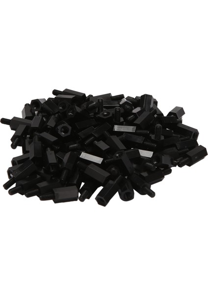 100 Pcs M3 10MM+6MM Naylon Ara Hex Stand-Off Sütun Alçak (Yurt Dışından)