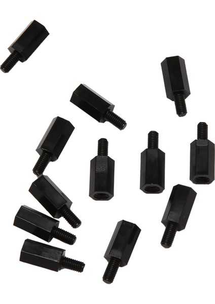 100 Pcs M3 10MM+6MM Naylon Ara Hex Stand-Off Sütun Alçak (Yurt Dışından) fırsatları