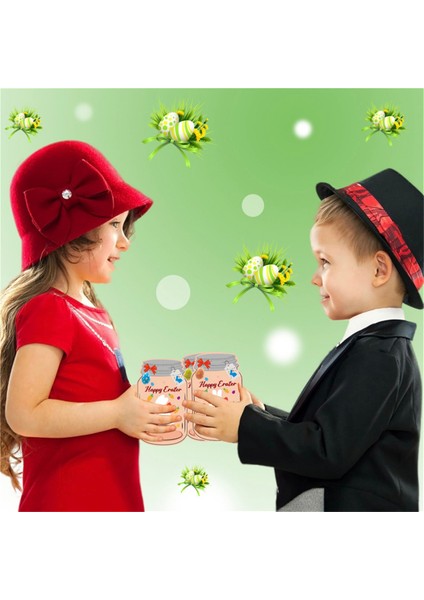 48PCS Mutlu Paskalya Not Kartları Şişe Şekli Tatil Paskalya Kartları Komik Retro Bahar Not Kart Paskalya Yumurtaları Tebrik Kartları (Yurt Dışından) indirimleri