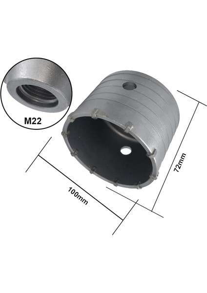 1set Sds Artı Beton Delik Testere Elektrikli Içi Boş Çekirdek Matkap Biti 100MM 110MM Çimento Taş Duvar Kliması Alaşım Bıçağı (Yurt Dışından) fiyatları