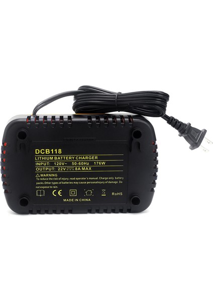 8A DCB118 Dewalt Pil Için Pil Şarj Cihazı 10.8V 12V 14.4V 18V 20V DCB200 DCB101 DCB115 DCB107 DCB105 DCB140 (Ab Fişi) (Yurt Dışından) modelleri