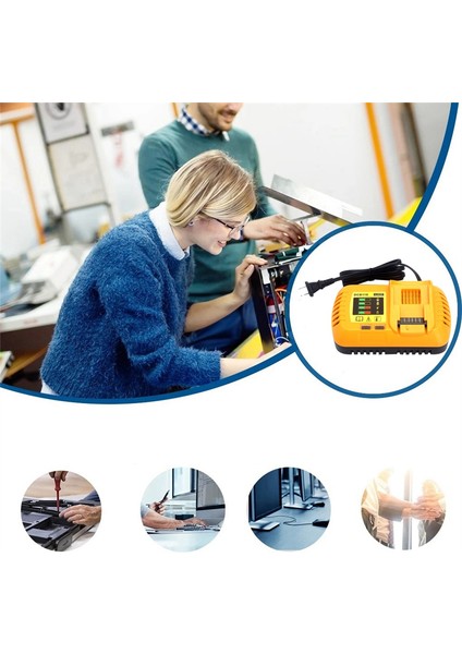 8A DCB118 Dewalt Pil Için Pil Şarj Cihazı 10.8V 12V 14.4V 18V 20V DCB200 DCB101 DCB115 DCB107 DCB105 DCB140 (Ab Fişi) (Yurt Dışından) indirimleri