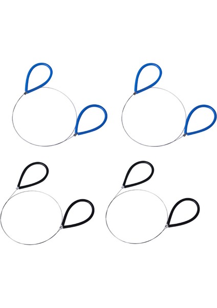 4pcs Kil Kesiciler Tel Çelik Tel Kil Kesici Çömlek Aletleri, Kil Heykel Için Kauçuk Saplı Aletler Kesilmiş Aletler (Yurt Dışından)