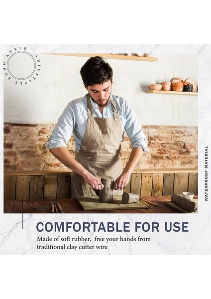 4pcs Kil Kesiciler Tel Çelik Tel Kil Kesici Çömlek Aletleri, Kil Heykel Için Kauçuk Saplı Aletler Kesilmiş Aletler (Yurt Dışından) fiyatları