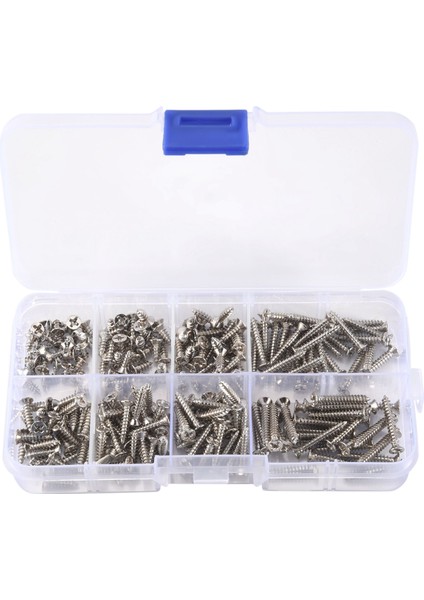 200PCS M3 Paslanmaz Çelik Düz Kafa Vidaları Kitler Yüksek Mukavemetli Kendi Kendine Dokunma Vidaları Ahşap Mobilya Için Ayarlanmış (Yurt Dışından) fiyatları