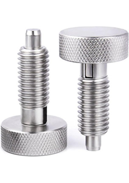 2pcs Paslanmaz Çelik El Geri Çekilebilir Yay Pistonlar Tramparalı Saplı - Hızlı Bırakma Kilitleme Pimi M6 (Yurt Dışından)