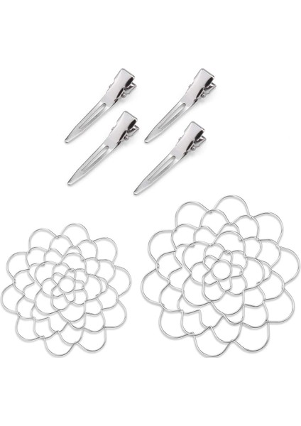 Çiçek Aralıklı Tutucu, Çiçek Düzenleme Tutucu Buket Twister Yeniden Kullanılabilir Çiçek Kapak Malzemeleri Bitki Fiksasyon Gümüş (Yurt Dışından)