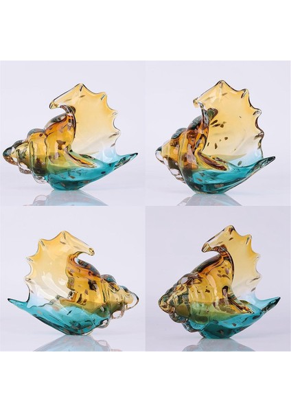 El Üflemeli Cam Conch Heykeli, Cam Sanat Heykelcik, Deniz Kabukları ile Ev Dekorasyonu, Kitaplık Dekorasyonu (Yurt Dışından) indirimleri