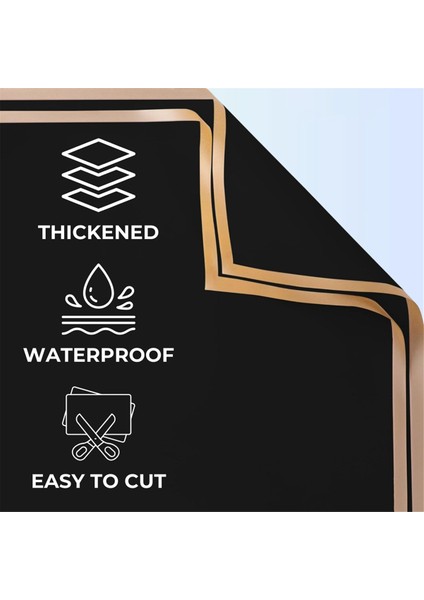 4 Rulo ile 40 Yaprak Çiçek Sarma Kağıdı Çiçek Kurdeleleri, 20 Kart, 36 Adet 3D Altın Kelebek, Siyah (Yurt Dışından) fırsatları