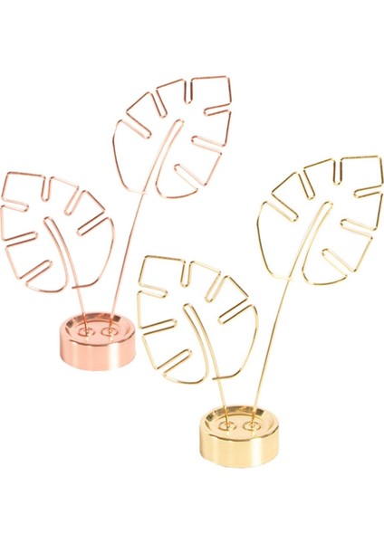 2pcs Not Klasör Notu Hawaii Dekor Kopu Tutucu Ad Kartı Klip Tutucu Menama Tablo Tutucular Tablo Işareti (Yurt Dışından)