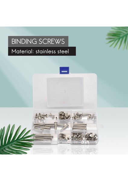 Chicago Vida Bağlama Vidaları Dıy Deri Bookbinding Crafts (120PCS, M5) (Yurt Dışından) fiyatları