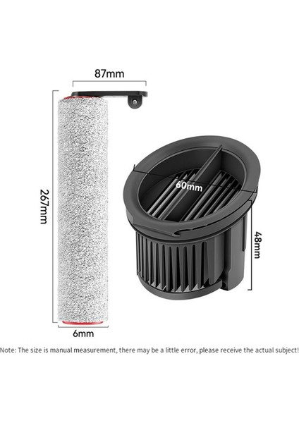 Dreame H20/H30 Silindir Fırçası ve H20 ULTRA/H30 Ultra Filtre Elemanları Için Süpürme Robot Vakum Filtre Değiştirme Parçası (Yurt Dışından) fiyatları