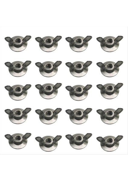 20PCS Kasırga Deklanşör Kanat Fındık, Kasırga Kepenkleri Kanat Somun Sürücüsü ve Fırtına Deklanşı Kanat Fındıkları 1/4-20 Kanat Somun (Yurt Dışından)