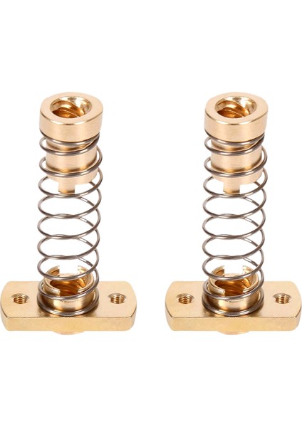2 Set CR10 Z Eksen T8 Anti Backlash Yay Yüklü Somun Eliminasyon Uzay Pirinç Fındık Yükseltme Ender 3s Ender 3 Pro (Yurt Dışından)