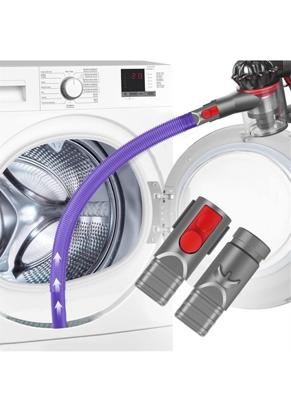 Dyson V15 V12 V12 V12 V11 V8 V7 V6 Vakum Ek Hortum Kurutucu Lint Çıkarma Kiti, 31.8 Inç Hortum (Yurt Dışından) fiyatları