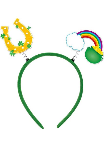6pcs St. Patrick&#39;s Day Head Band Dekorasyonu Çocuklar Için Yetişkin Sevimli Cüce Saç Aksesuarları Kostüm Part Partisi Dekor Malzemeleri (Yurt Dışından) modelleri