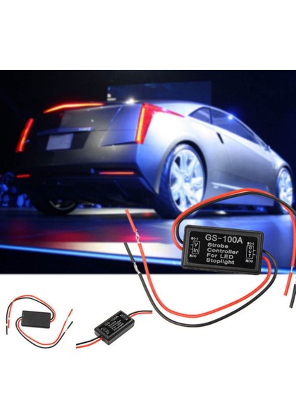 Flash Strobe Denetleyici Fren Işık Flaşör Modülü Araba LED Fren Durdur Işık Lambası 12V (Yurt Dışından) fırsatları
