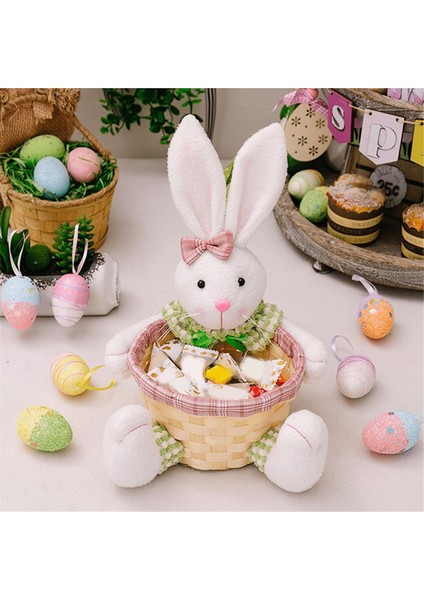 Paskalya Şeker Yemeği, Bunny Paskalya Sepeti, Paskalya Şeker Depolama Sepeti, Masa Dekoru Paskalya Hediyesi Için Hediye Kutusu, B (Yurt Dışından) fiyatları