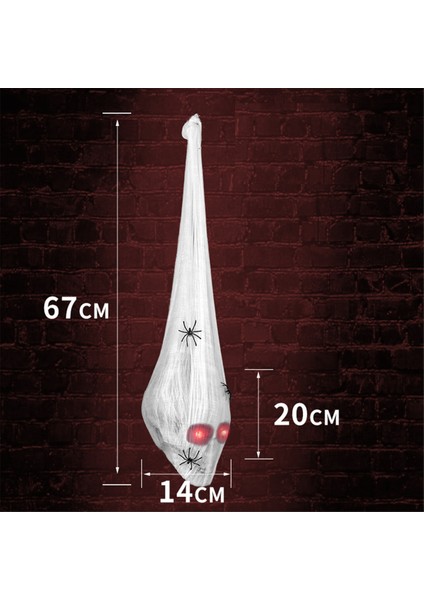 Örümcek Kafatası Cadılar Bayramı Dekorasyonlar Örümcek Kafatası Kafa Pervane LED Işık Örümcek Dış Mekan Büyük Sahne Kapı Için (Yurt Dışından) fiyatları