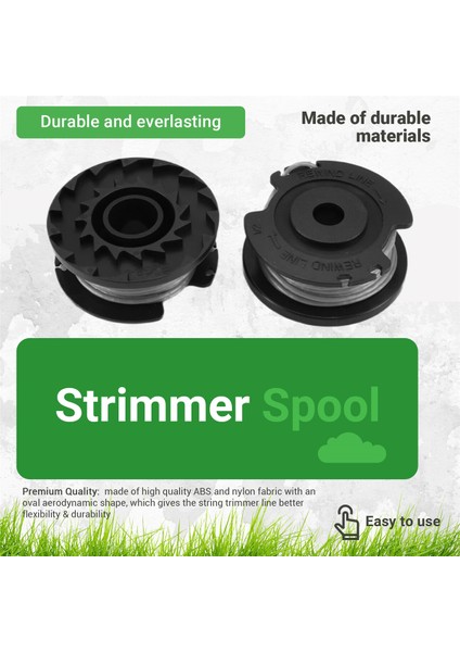 Bosch Için Strimmer Makarası Değiştirme, 8pcs String Düzeltici Makarası Bosch Cordless Grimmer Art 23 Sl ile Uyumlu (Yurt Dışından) fırsatları