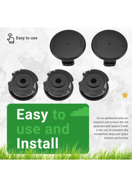 Bosch Için Strimmer Makarası Değiştirme, 8pcs String Düzeltici Makarası Bosch Cordless Grimmer Art 23 Sl ile Uyumlu (Yurt Dışından) indirimleri