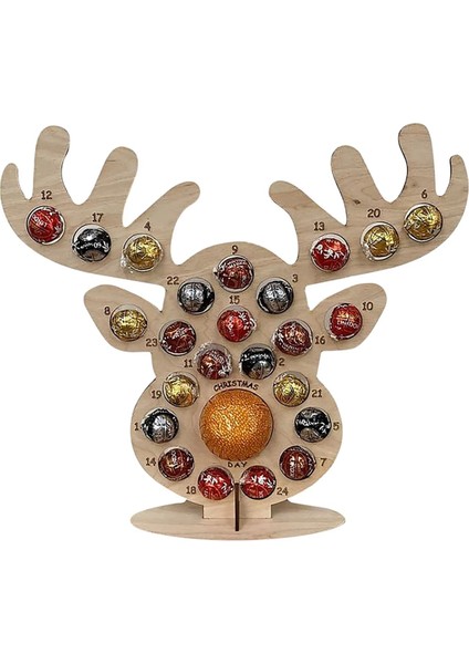 Ahşap Noel Geri Sayım Takvimi Noel Ağacı Geri Sayım Takvim Çikolata Stand A (Yurt Dışından) fiyatları