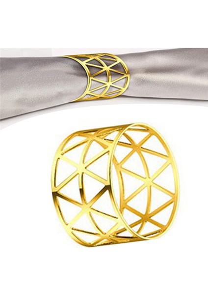 50 Adet Altın Peçete Yüzükleri Metal Peçete Halkaları Tutucular Oyuk Çıkış, Narin Peçete Halkaları Parti Dekoru Için Toplu (Yurt Dışından) modelleri