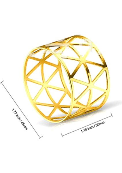 50 Adet Altın Peçete Yüzükleri Metal Peçete Halkaları Tutucular Oyuk Çıkış, Narin Peçete Halkaları Parti Dekoru Için Toplu (Yurt Dışından) fırsatları