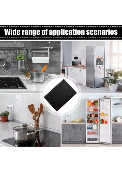 Silikon Soba Koruma Padü Fırın Koruma Kapak Tahliye Yastığı Kolay Silikon Yalıtım Pedi Siyah (Yurt Dışından) modelleri