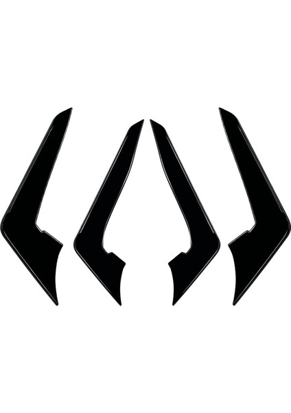 Araba Ön Tampon Spoiler Ayırıcı Kapağı Sis Lambası Dudak Ayırıcı Iz (Yurt Dışından)