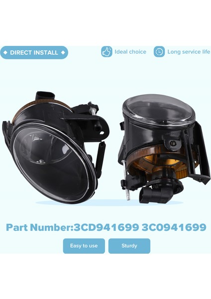 3CD941699 Vw Passat B6 2006-2010 Ön Tampon Anti Sis Işığı 3C0941699 Otomatik Aksesuarlar (Yurt Dışından) indirimleri