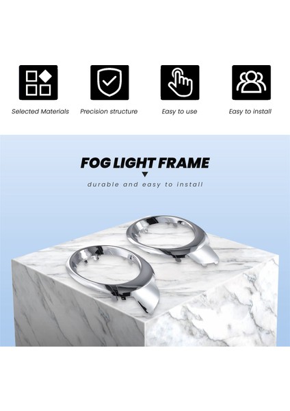 Citroen Bellinger B9 Ortak Tepee Için Sol ve Sağ Sis Lambası Çerçevesi 1608323880 1608953680 (Yurt Dışından) indirimleri