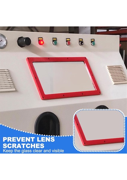 30 Paket Aşındırıcı Patlatma Dolabı Lens Kapağı - Pencere Patlama Kabini Değiştirme Için Polyester Film Sandblast Dolabı (Yurt Dışından) indirimleri